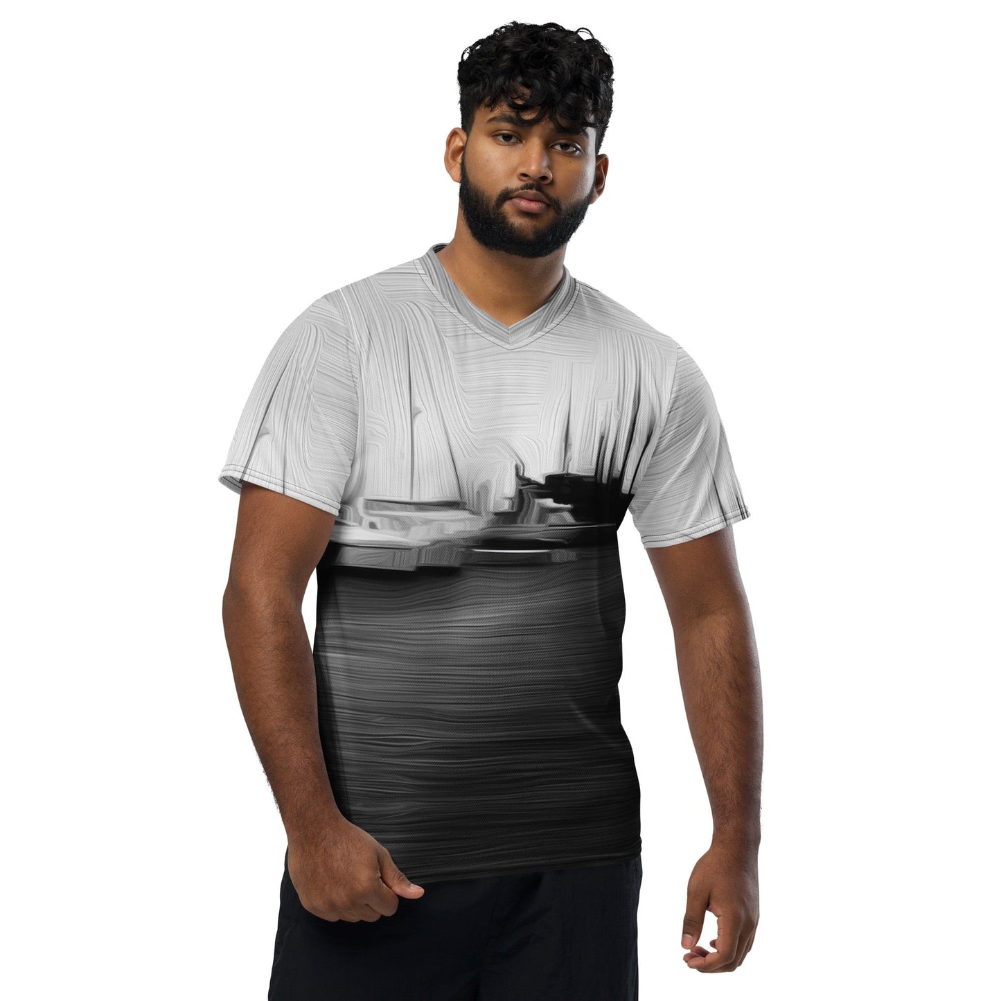 The Sleeping Yachts (at Night) - Unisex Sports Jersey