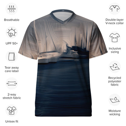 The Sleeping Yachts (at Sunrise) - Unisex Sports Jersey