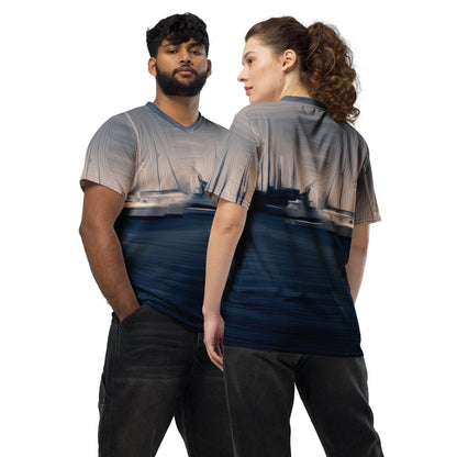 The Sleeping Yachts (at Sunrise) - Unisex Sports Jersey