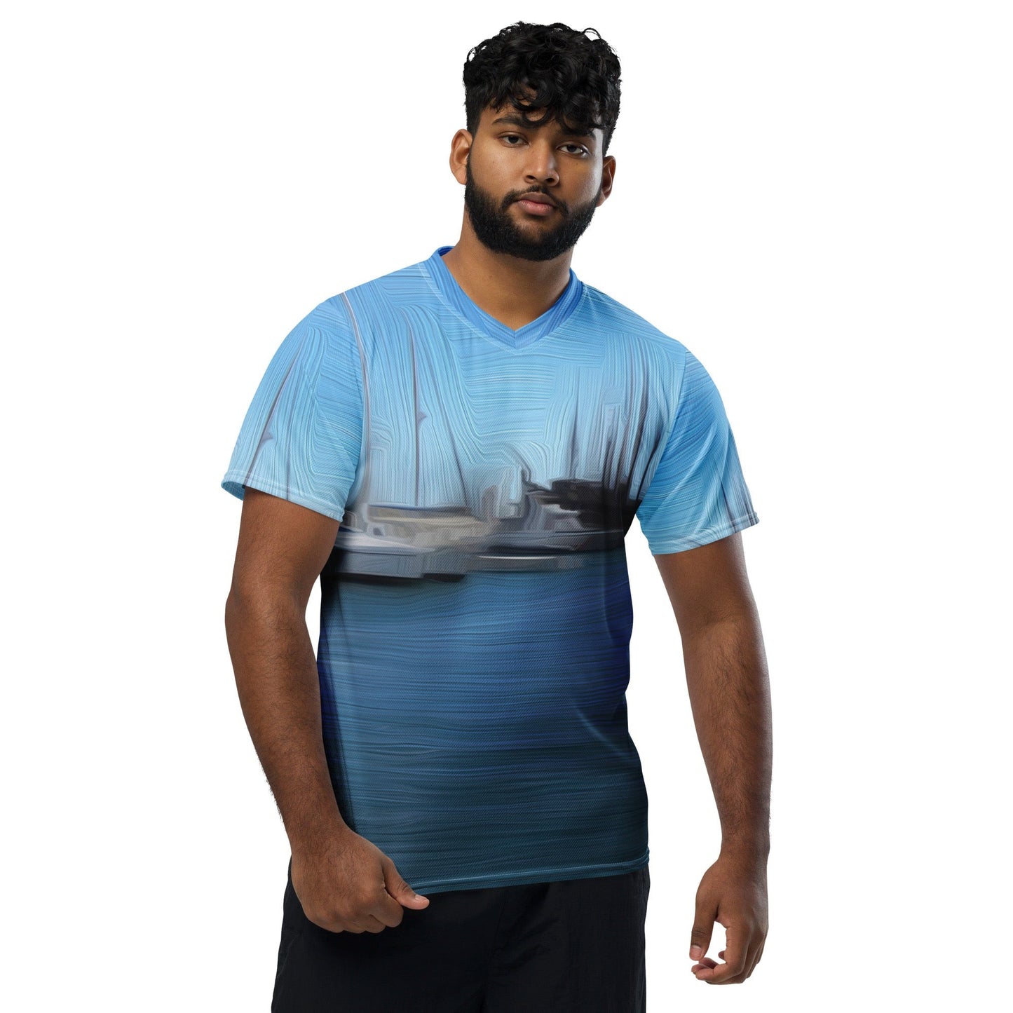 The Sleeping Yachts (at Morning) - Unisex Sports Jersey
