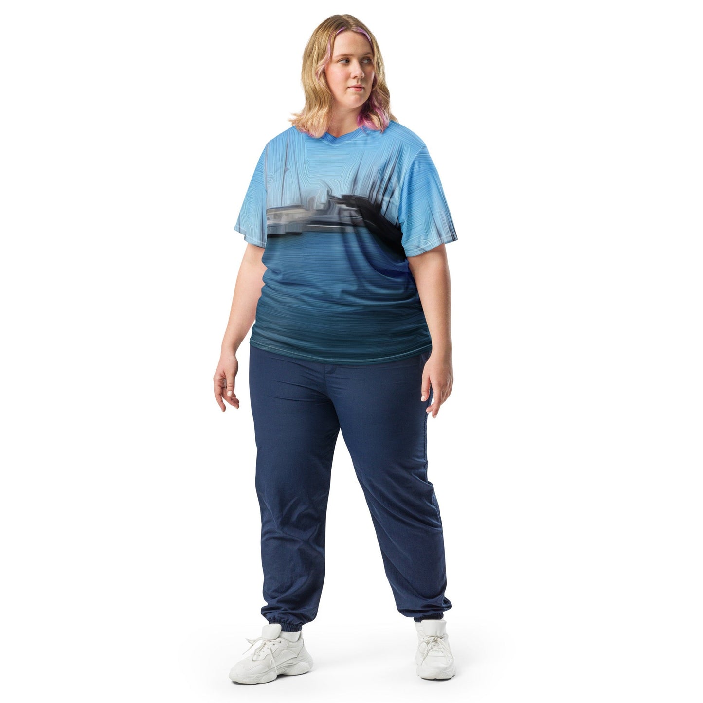 The Sleeping Yachts (at Morning) - Unisex Sports Jersey
