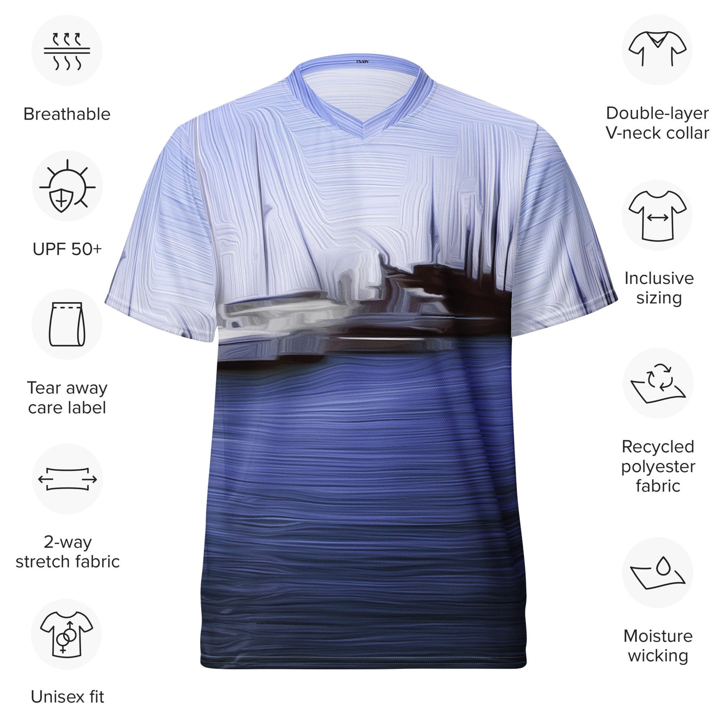 The Sleeping Yachts (at Afternoon) - Unisex Sports Jersey