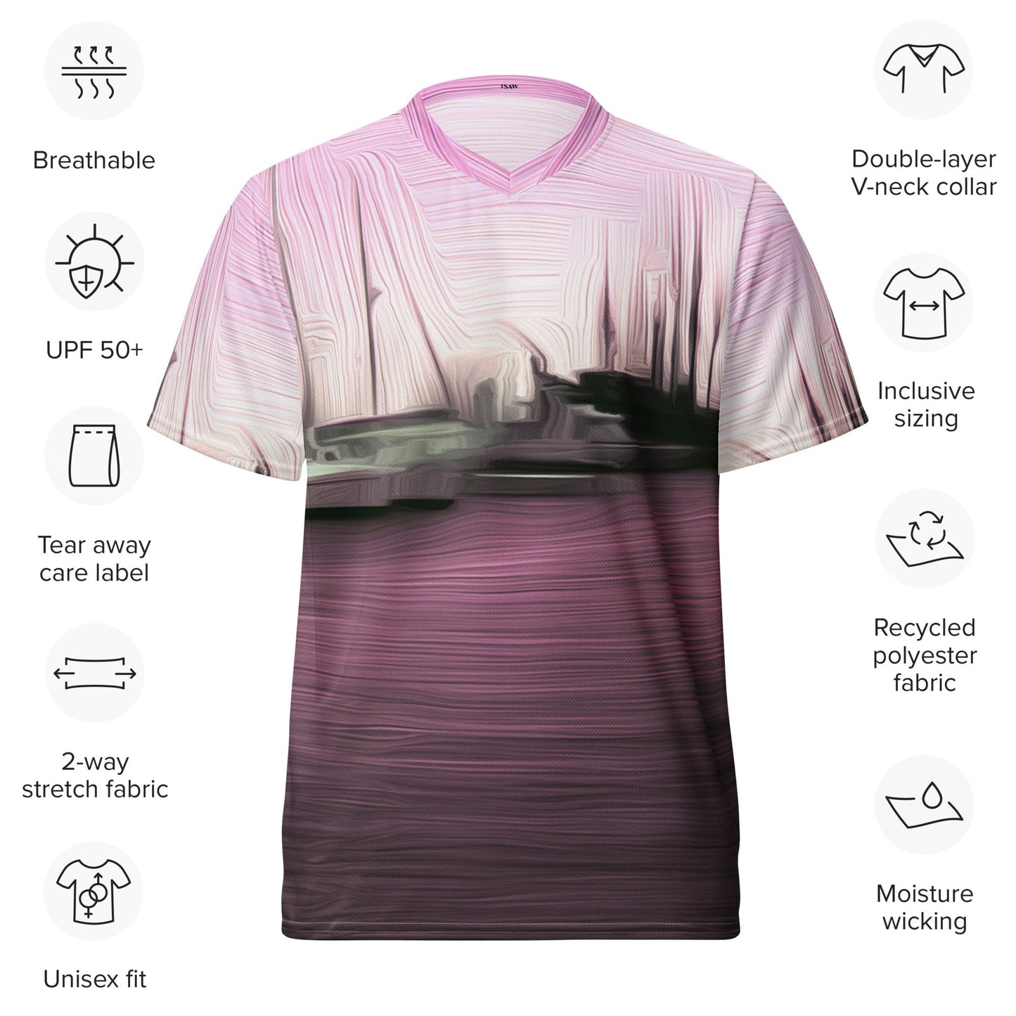 The Sleeping Yachts (at Evening) - Unisex Sports Jersey