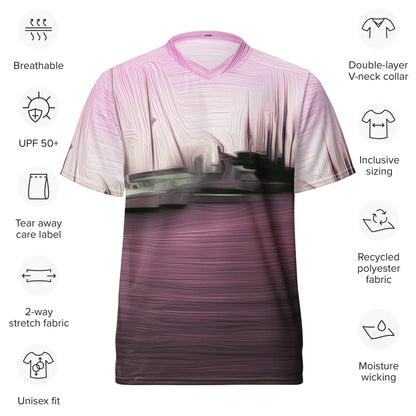 The Sleeping Yachts (at Evening) - Unisex Sports Jersey
