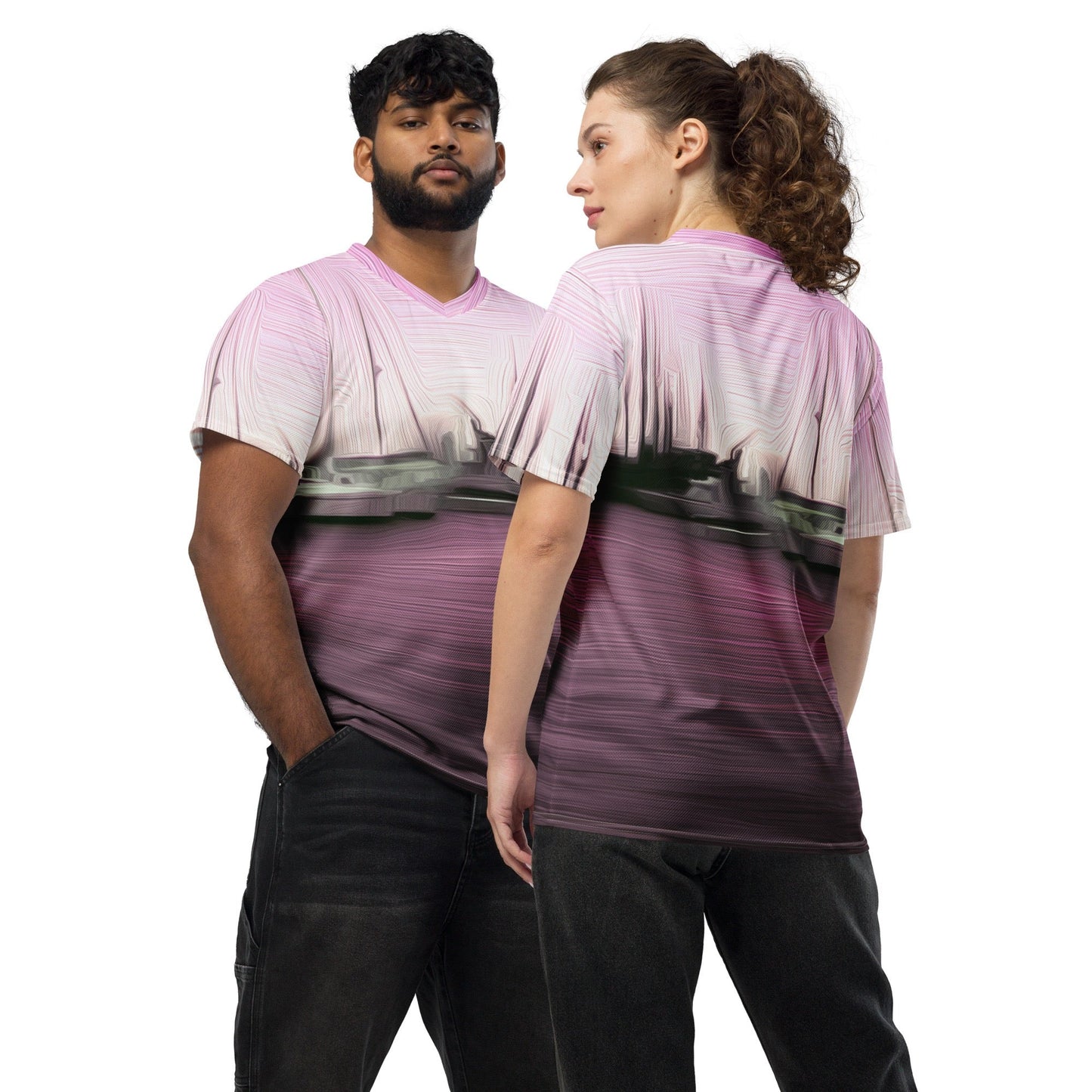 The Sleeping Yachts (at Evening) - Unisex Sports Jersey