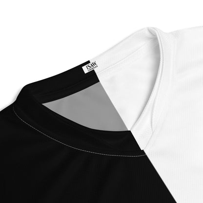 Half Black Half White - Unisex Sports Jersey