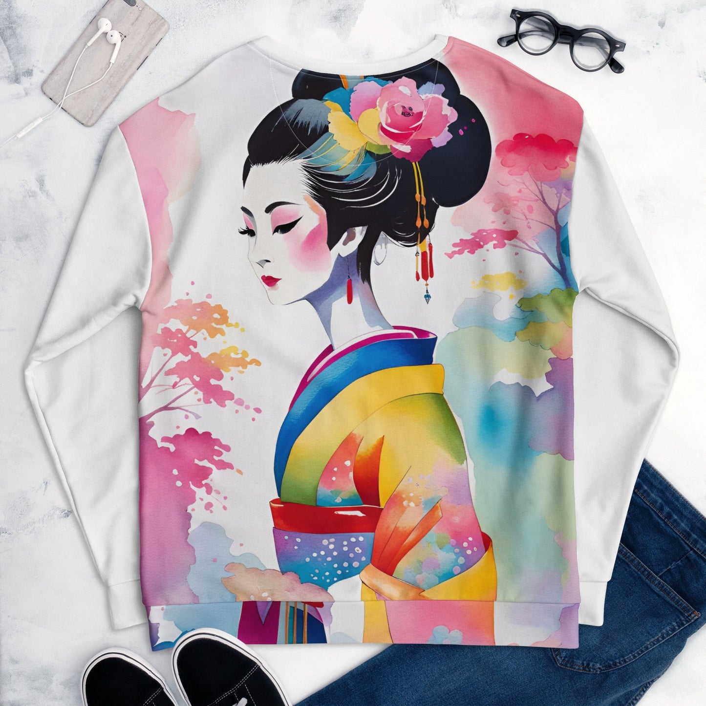 Geisha Girl - Womens Sweatshirt
