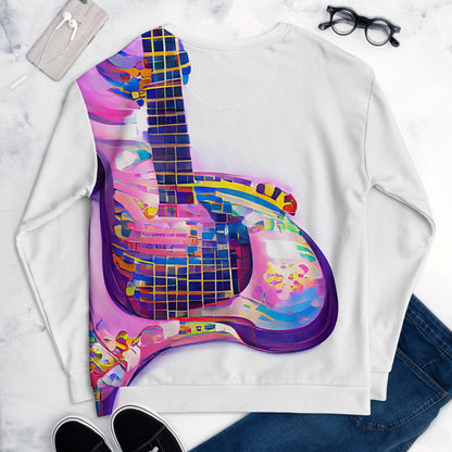 Hippie Guitar - Womens Sweatshirt