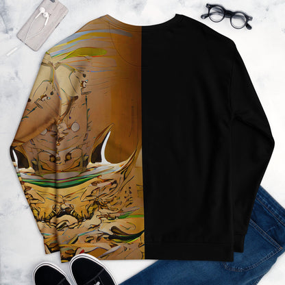 Half Black Half Gāolàng - Unisex Sweatshirt