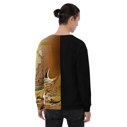 Half Black Half Gāolàng - Unisex Sweatshirt