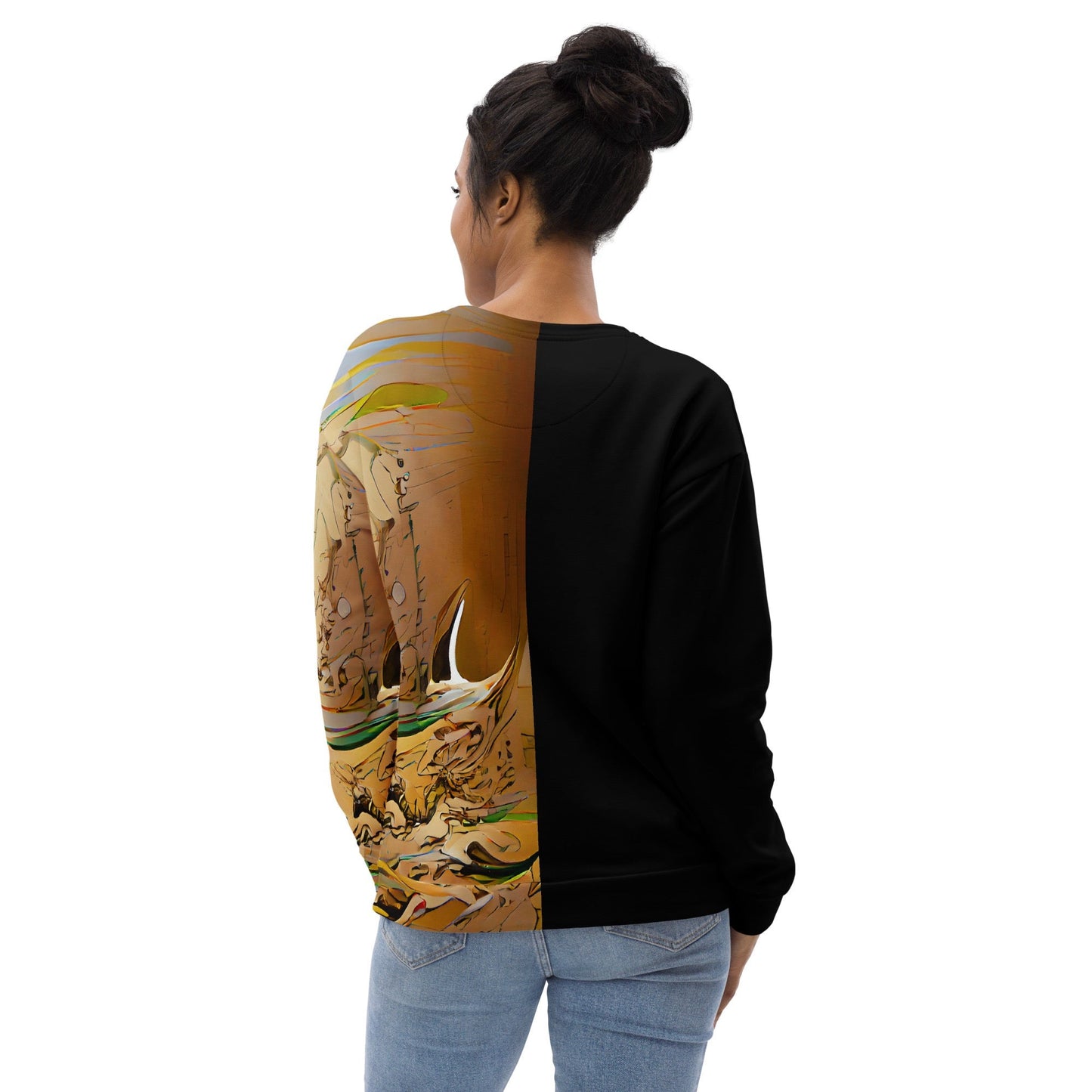 Half Black Half Gāolàng - Unisex Sweatshirt