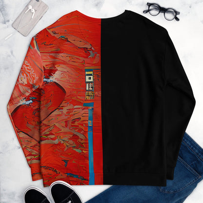 Half Black Half Hónghǎi - Unisex Sweatshirt