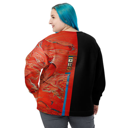 Half Black Half Hónghǎi - Unisex Sweatshirt