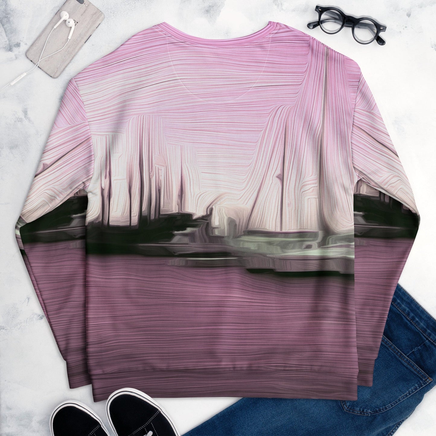 The Sleeping Yachts (at Evening) - Unisex Sweatshirt
