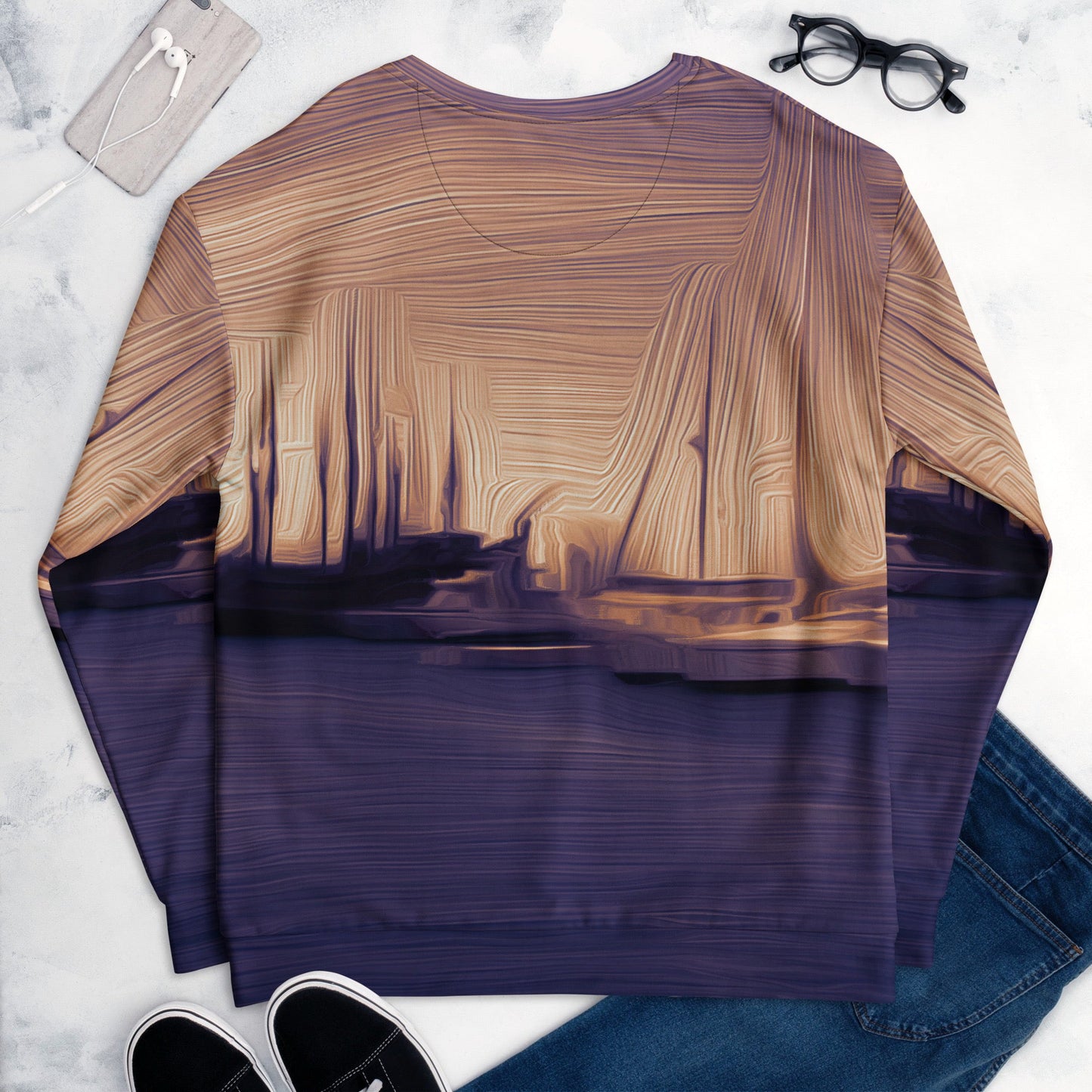 The Sleeping Yachts (at Sunset) - Unisex Sweatshirt
