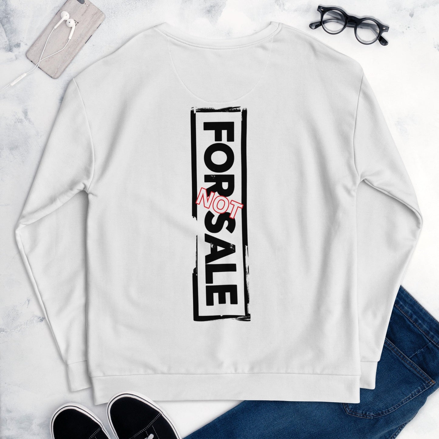 Not For Sale Black Stamp - Unisex Sweatshirt