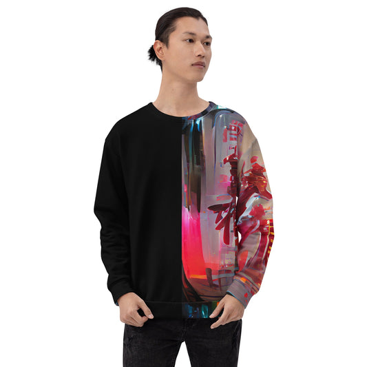 Half Black Half Báijiǔ - Unisex Sweatshirt