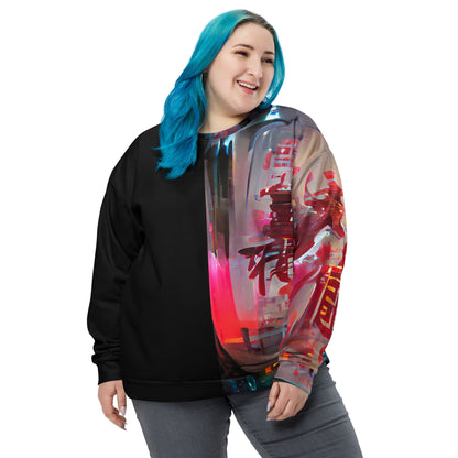 Half Black Half Báijiǔ - Unisex Sweatshirt