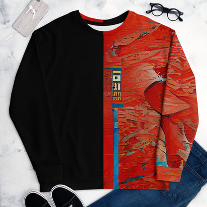 Half Black Half Hónghǎi - Unisex Sweatshirt