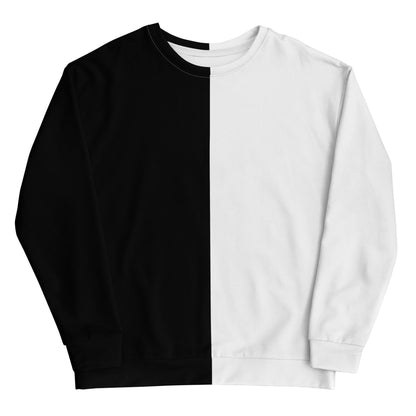 Half Black Half White - Unisex Sweatshirt