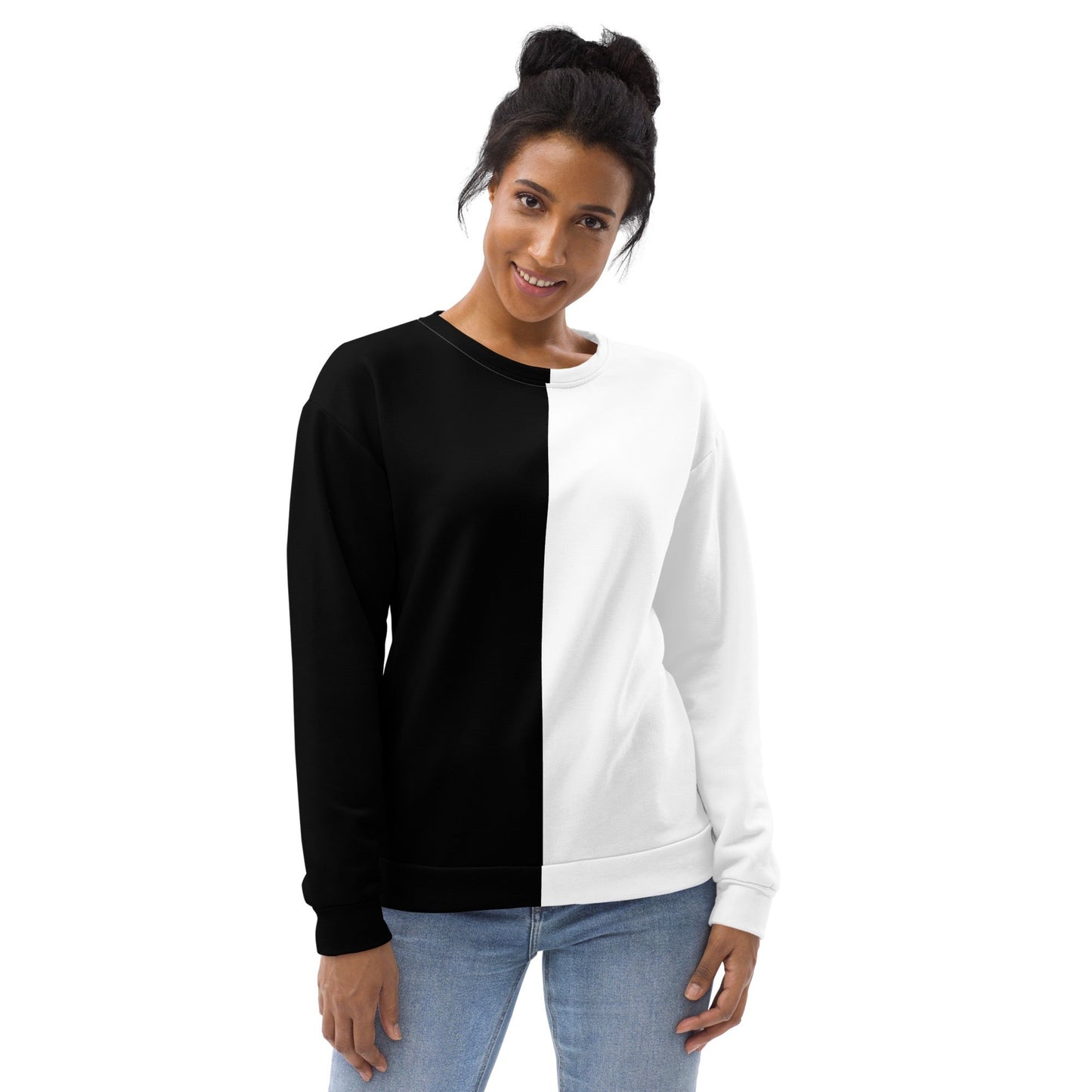 Half Black Half White - Unisex Sweatshirt