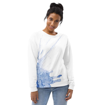 Watercolour Blue Splash - Unisex Sweatshirt