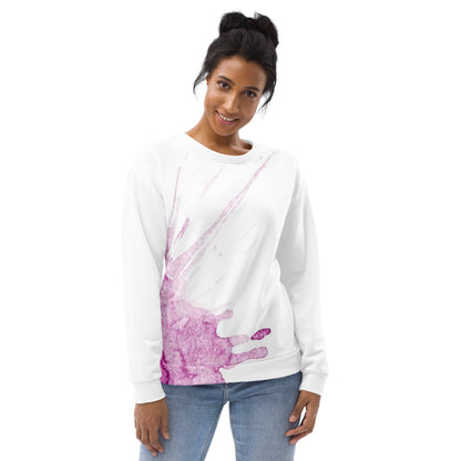 Watercolour Pink Splash - Unisex Sweatshirt