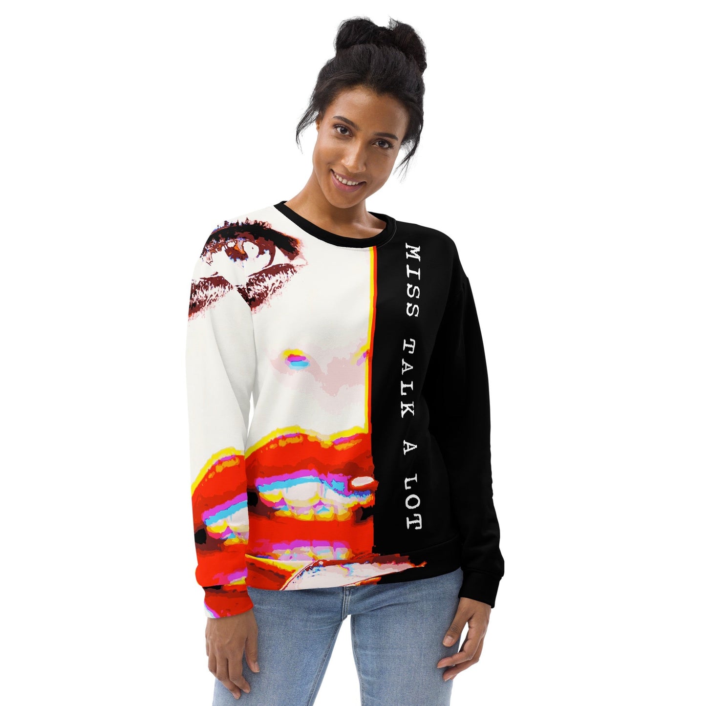 Miss Talk A Lot - Womens Sweatshirt