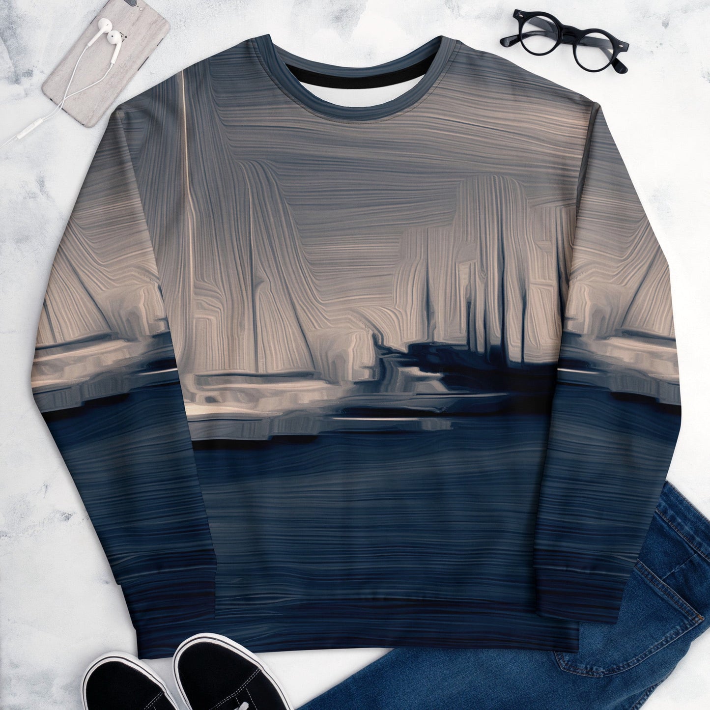 The Sleeping Yachts (at Sunrise) - Unisex Sweatshirt
