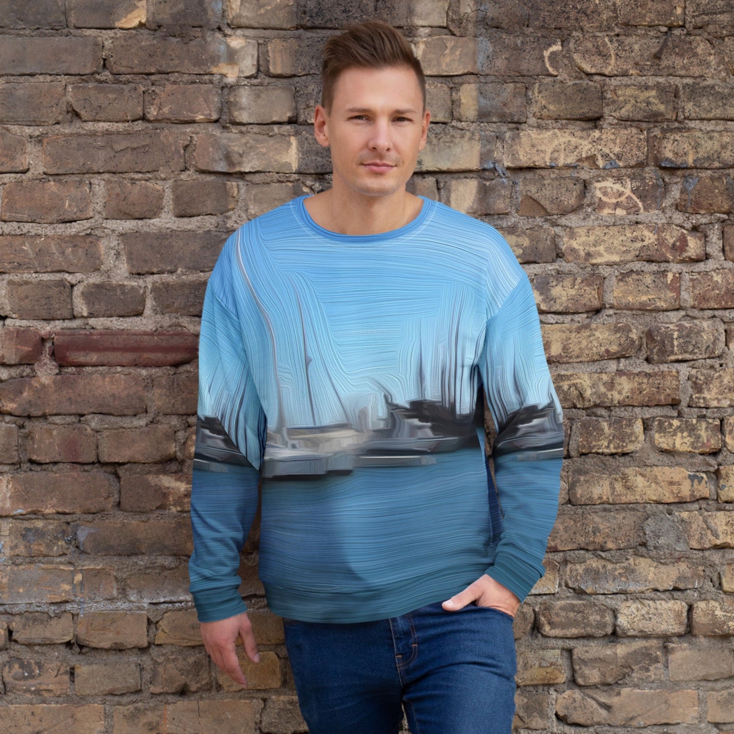 The Sleeping Yachts (at Morning) - Unisex Sweatshirt