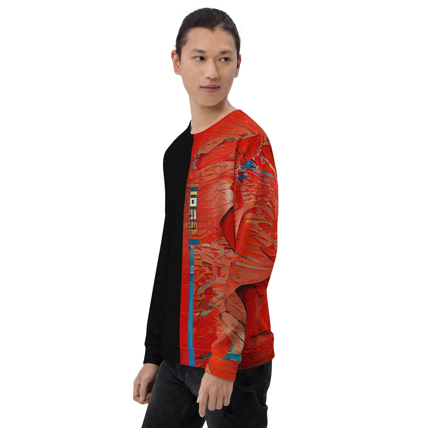 Half Black Half Hónghǎi - Unisex Sweatshirt