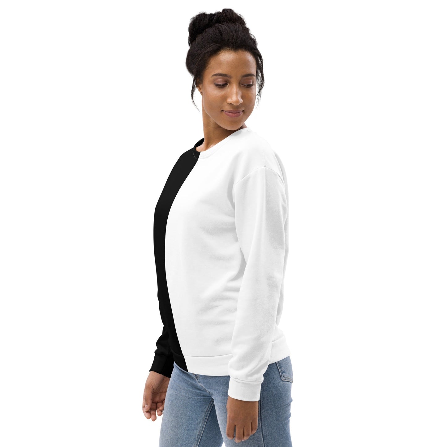 Half Black Half White - Unisex Sweatshirt