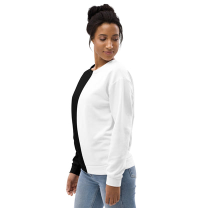 Half Black Half White - Unisex Sweatshirt