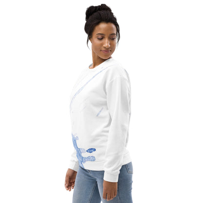 Watercolour Blue Splash - Unisex Sweatshirt