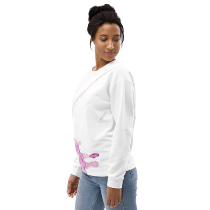 Watercolour Pink Splash - Unisex Sweatshirt
