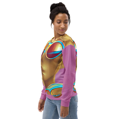 Retro Cool Pink - Womens Sweatshirt