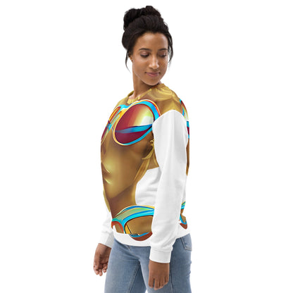 Retro Cool White - Womens Sweatshirt