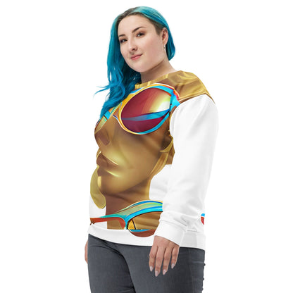 Retro Cool White - Womens Sweatshirt