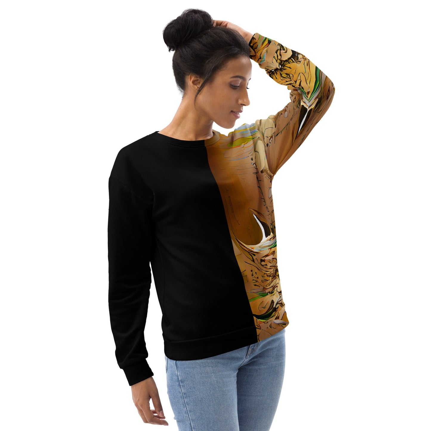 Half Black Half Gāolàng - Unisex Sweatshirt