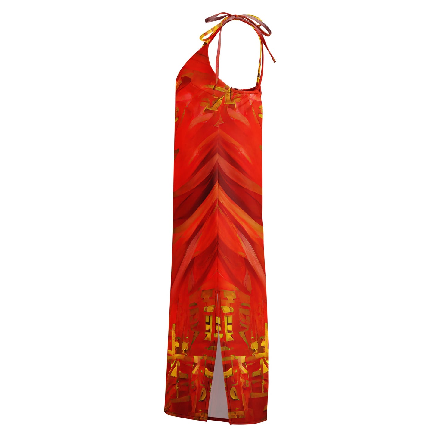 Qízhì - Womens Chiffon Slip Dress