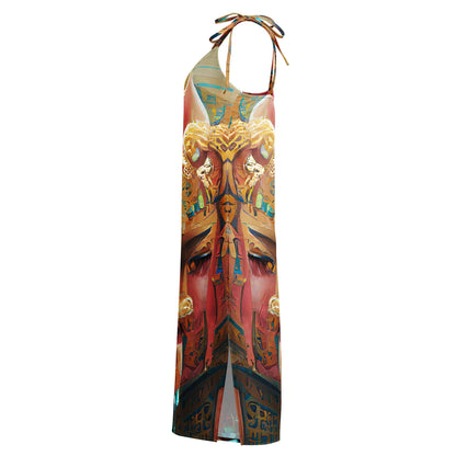 Huángdì - Womens Chiffon Slip Dress