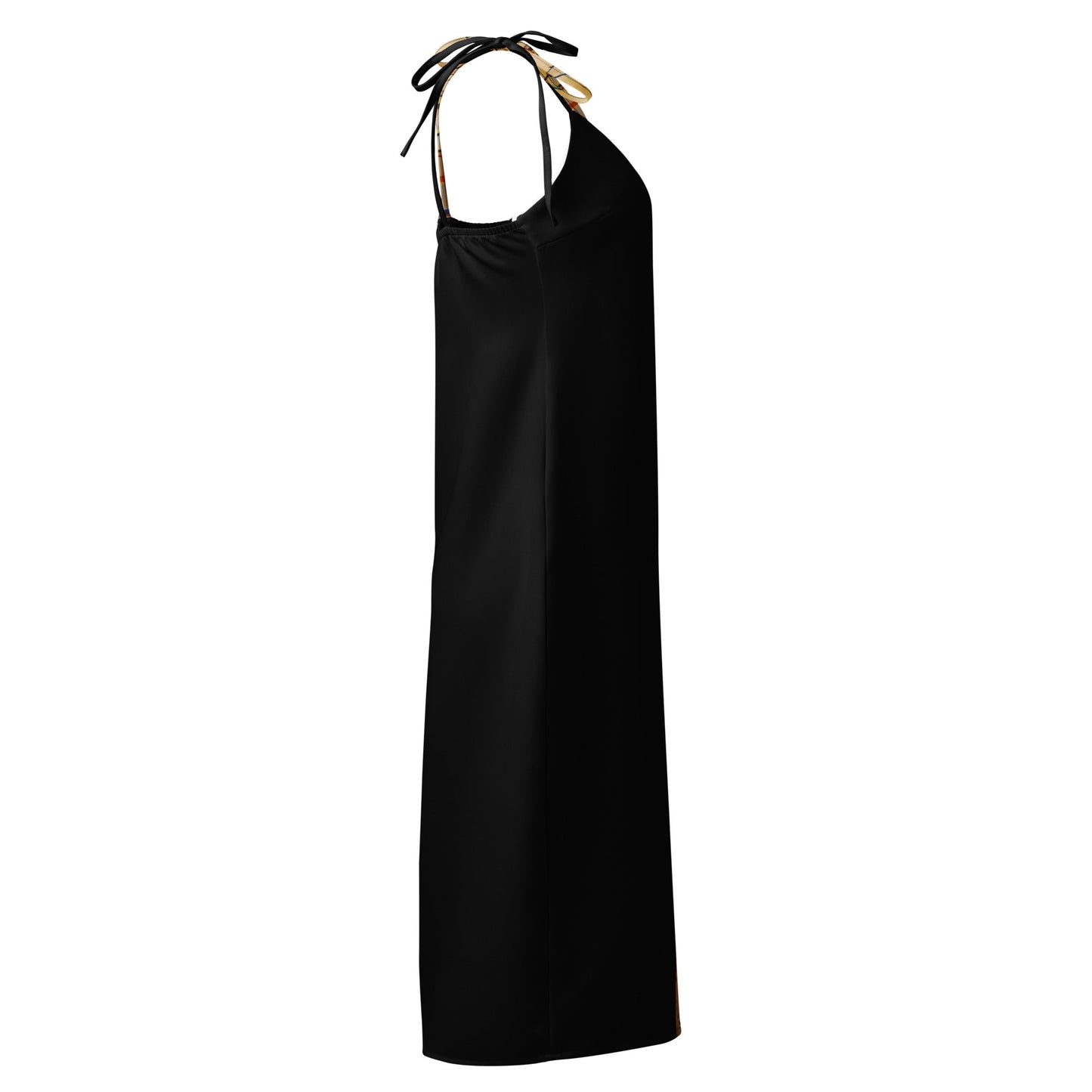 Half Black Half Gāolàng - Womens Chiffon Slip Dress