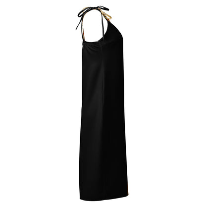 Half Black Half Gāolàng - Womens Chiffon Slip Dress