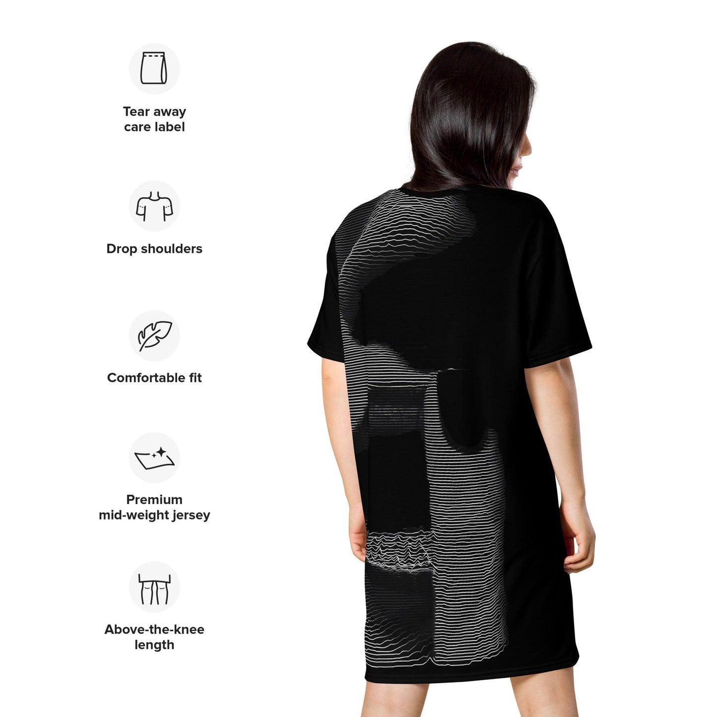Shhh! - Womens T-Shirt Dress - iSAW Company