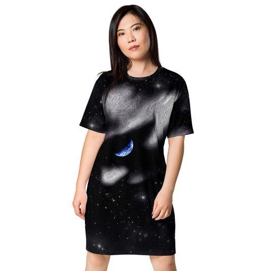 In The Quiet of Your Mind - Womens T-Shirt Dress