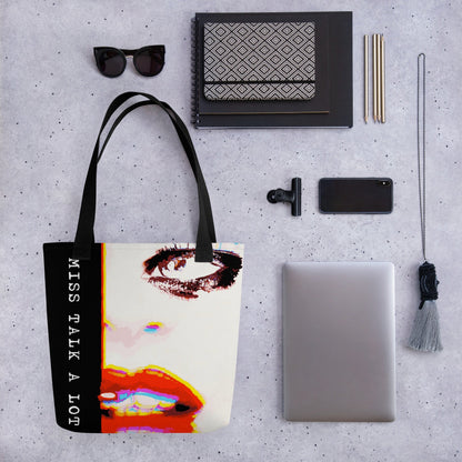 Miss Talk A Lot - Tote Bag - iSAW Company