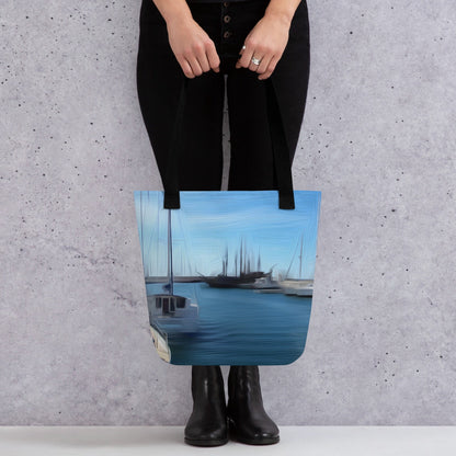 The Sleeping Yachts (at Morning) - Tote Bag