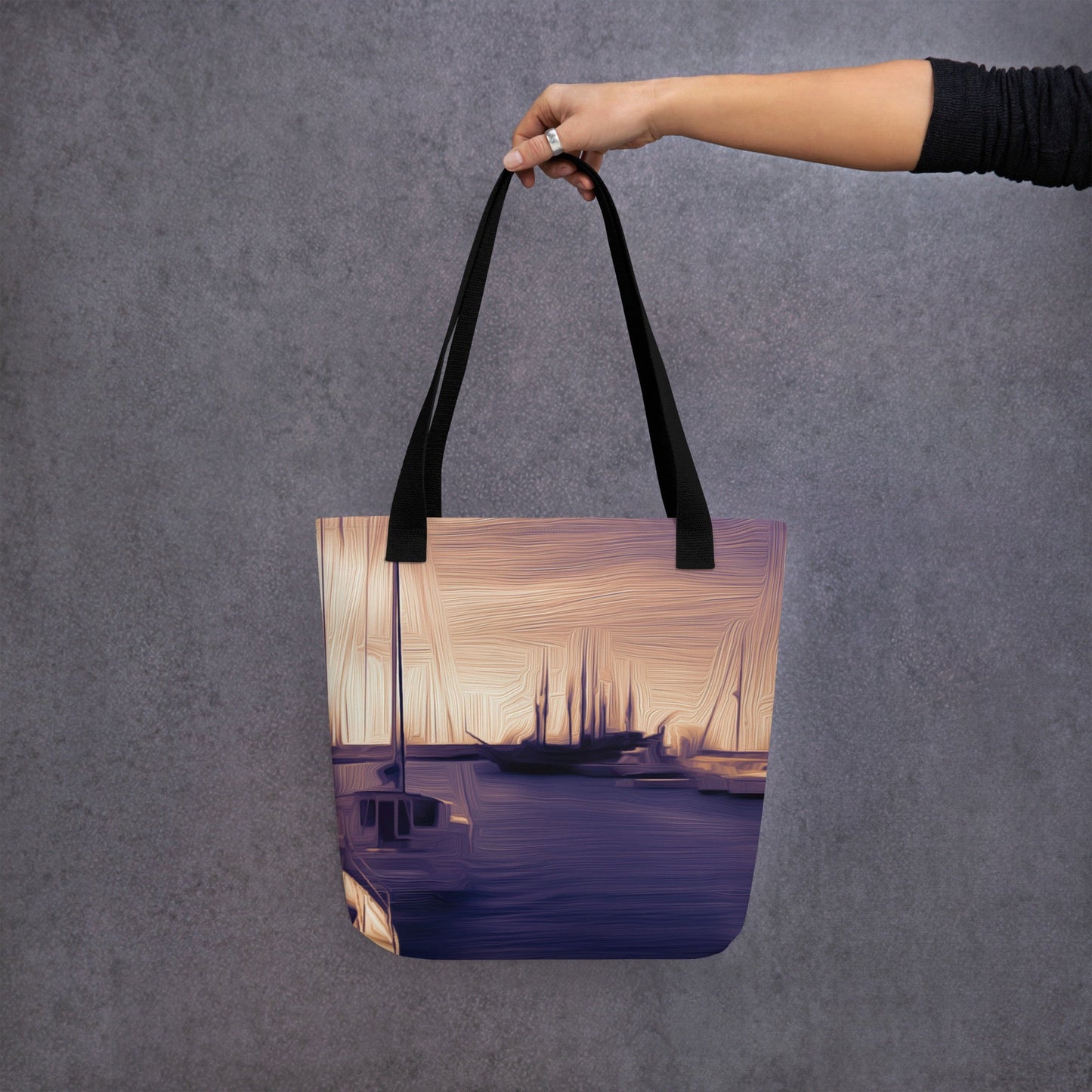 The Sleeping Yachts (at Sunset) - Tote Bag