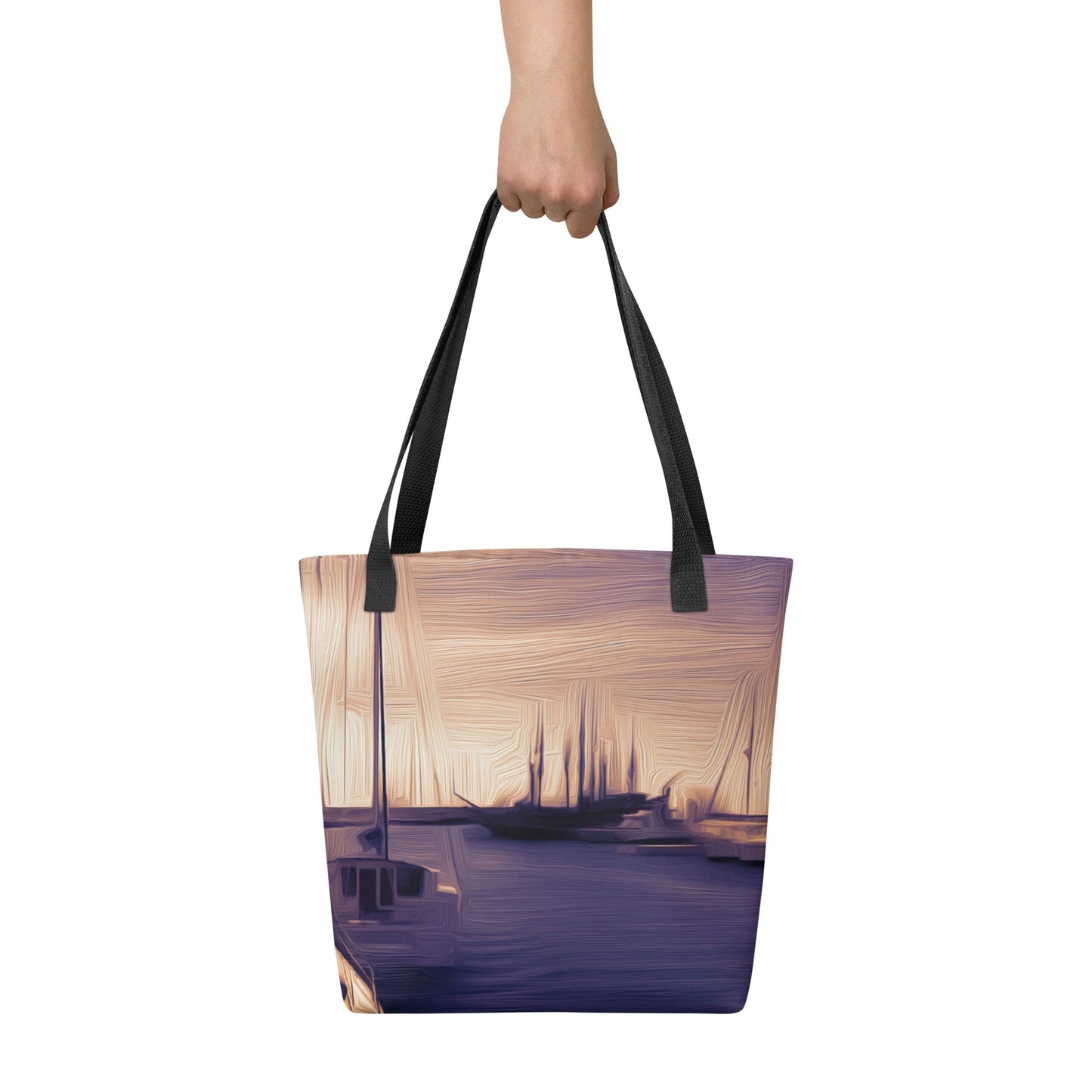 The Sleeping Yachts (at Sunset) - Tote Bag