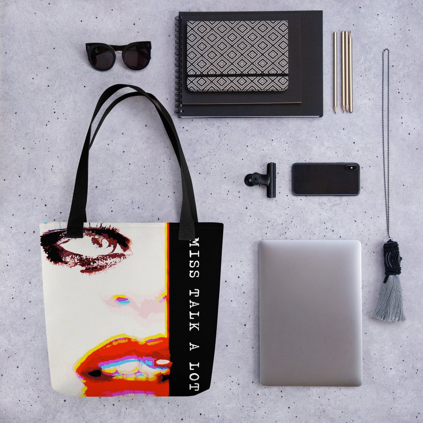 Miss Talk A Lot - Tote Bag - iSAW Company